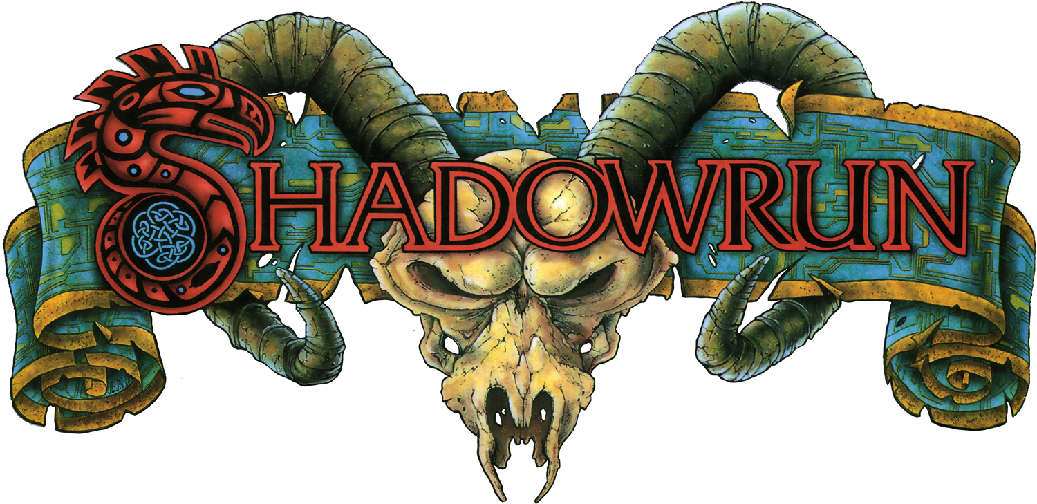 Shadowrun Logo And Books - Fonts In Use